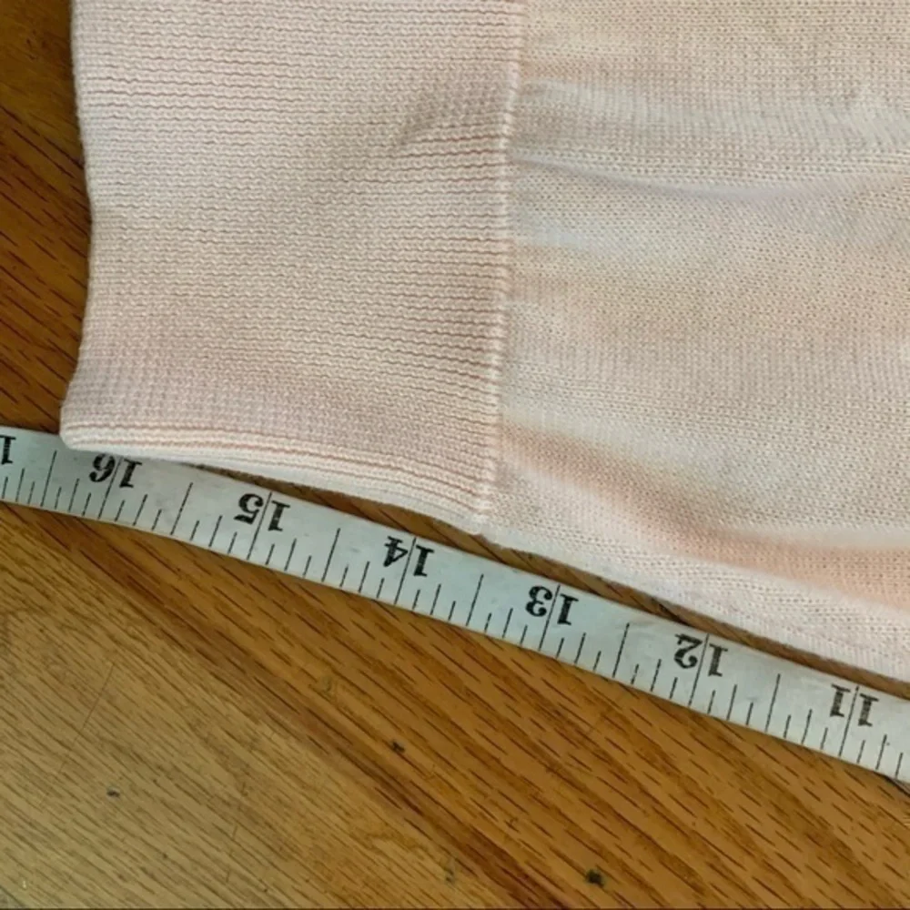 Lands End size 1X pale pink knit top - Picture 8 of 9